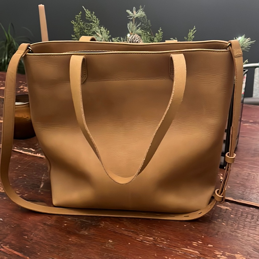 Madewell zip-top medium transport tote